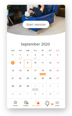 Home Screen with Calendar_ round corners and shadow-1