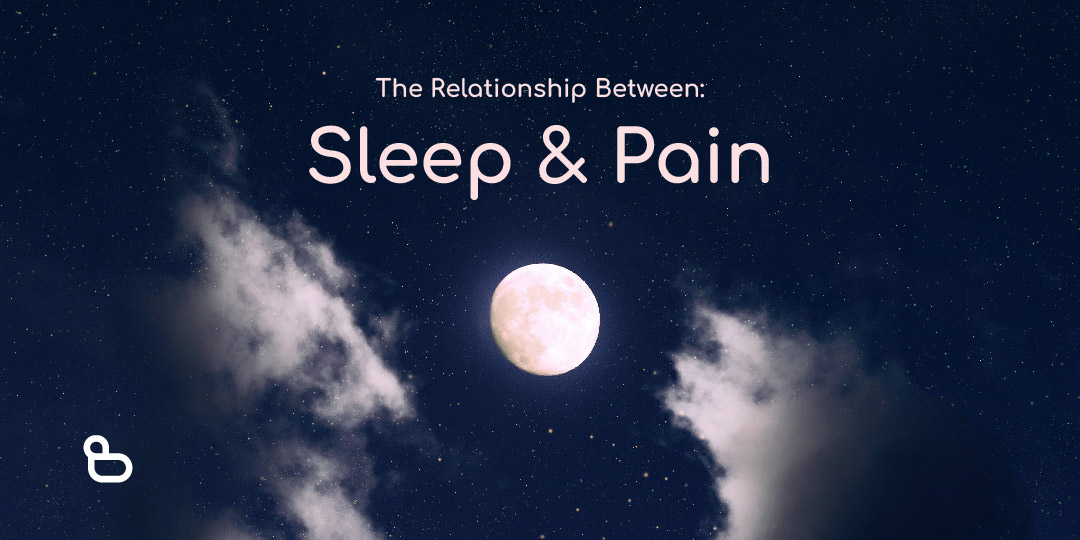 Sleep & Pain | Moon hanging above clouds